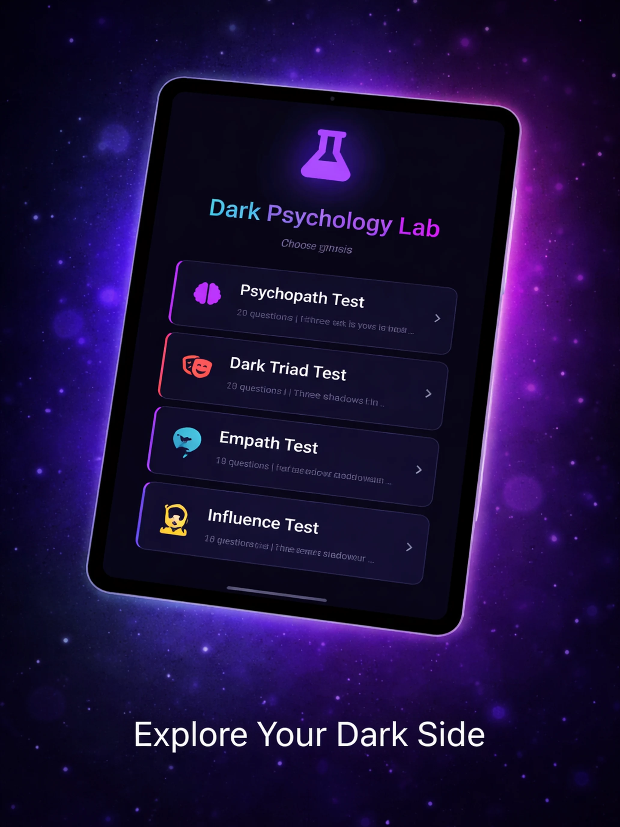 Dark Psychology Lab: Mind Test screenshot